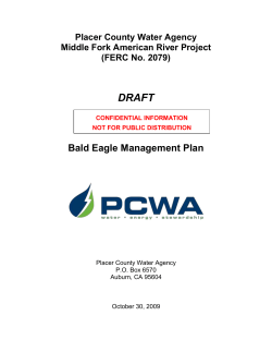 3.0 Presence of Bald Eagles in the Vicinity of the MFP