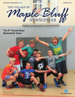 The 6th Grade Boys Basketball Team
