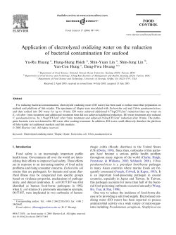 Application of electrolyzed oxidizing water on the reduction