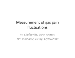 Measurement of avalanche fluctuations
