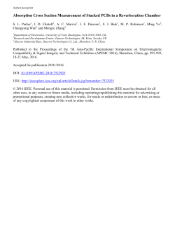 Absorption Cross Section Measurement of