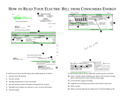 how to read your electric bill from consumers energy