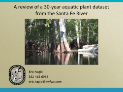 A review of a 30-year aquatic plant dataset from