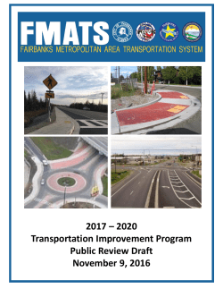 2017 &ndash; 2020 Transportation Improvement Program Public