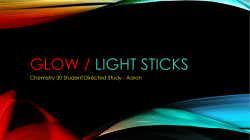 Glow / Light Sticks