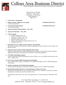 Discussion and possible action item regarding proposed changes to