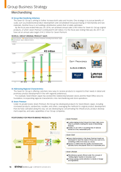 Group Business Strategy