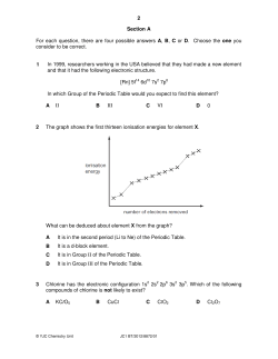 2 Section A For each question, there are four possible answers