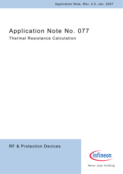 Thermal Resistance Calculation