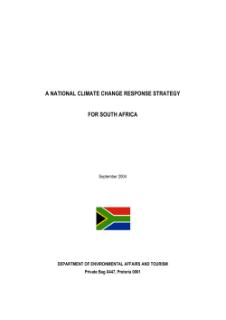 Climate Change Response Strategy