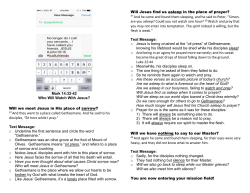 Sermon Notes - Walkersville Community Church