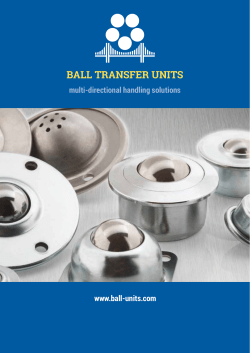 Multi-Directional Ball Transfer Units