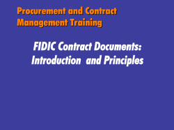 FIDIC - NASC Document Management System