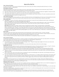 How to Fix a Flat Tire