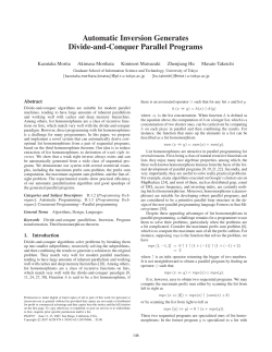Inversion Generates Divide-and-Conquer Parallel