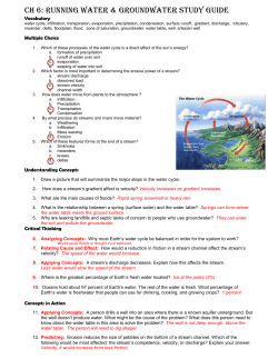 Ch 6 study guide answer key