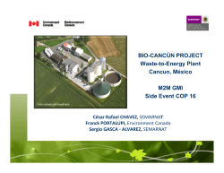 BIO-CANC&Uacute;N PROJECT: Waste-to-Energy Plant