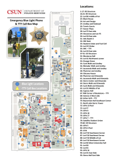 Emergency Blue Light Phone Map - California State University