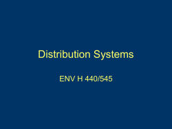 Distribution Systems