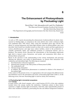 The Enhancement of Photosynthesis by Fluctuating