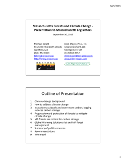 Outline of Presentation