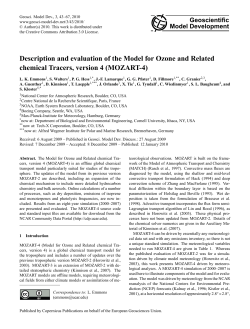 Description and evaluation of the Model for Ozone and Related