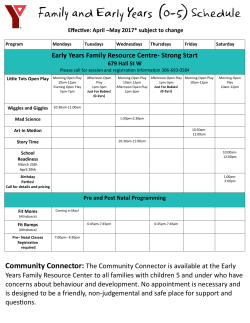 Early Years Family Resource Centre