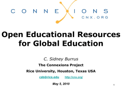 Open Educational Resources for Global Education