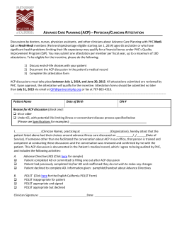 advance care planning (acp)&ndash;p - Partnership HealthPlan of California