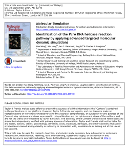 Identification of the PcrA DNA helicase reaction pathway by applying