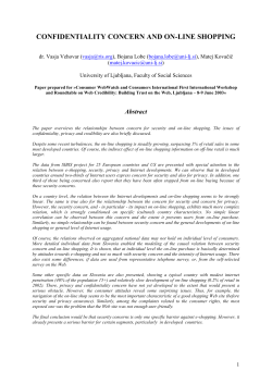 2 The security concern and on