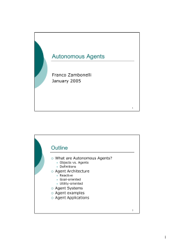 Autonomous Agents - Agent Group