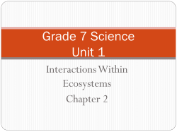 Grade 7 Science Unit 1