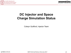 Injector Cryomodule (ICM)