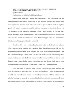 How to Pack Small and Light For a Journey Without