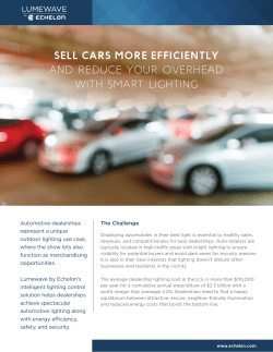 Sell Cars More Efficiently and Reduce your Overhead with Smart
