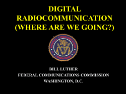 fixed wireless access -- developments in the usa