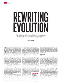 Tiny molecules called microRNAs are tearing apart traditional ideas