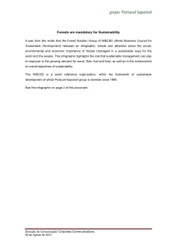 Forests are mandatory for Sustainability