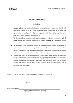 Cooperation agreement