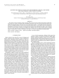 ab initio equation of state data for hydrogen, helium, and water and