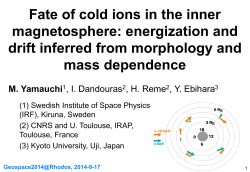Morphology of Inner Magnetospheric low