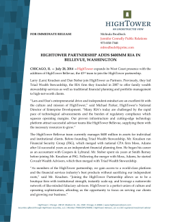 hightower partnership adds $400mm ria in bellevue, washington