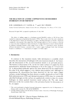 Surface Science 164 (1985) 417 424 417 North