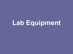 Lab Equipment