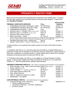 common booth rental items
