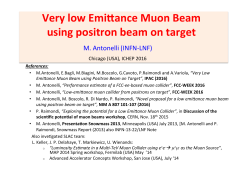 Very low Emi9ance Muon Beam using positron beam