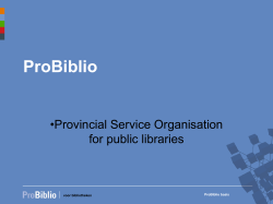 ProBiblio - IFLA.ORG