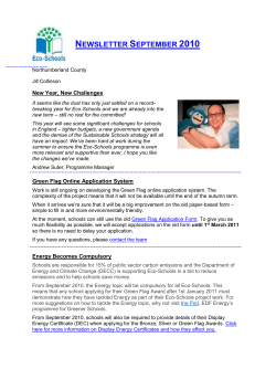 Newsletter September 2010 Northumberland County Jill Collinson