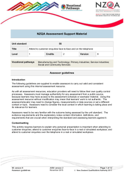 56 Assessor guidelines